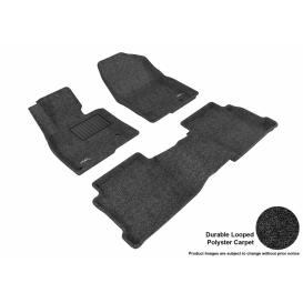 3D MAXpider 1st & 2nd Row Classic All-Weather Black Floor Liners