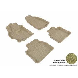3D MAXpider 1st & 2nd Row Classic All-Weather Tan Floor Liners