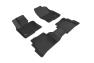 3D MAXpider 1st & 2nd Row Kagu Black Floor Liners - 3D MAXpider L1MZ05801509