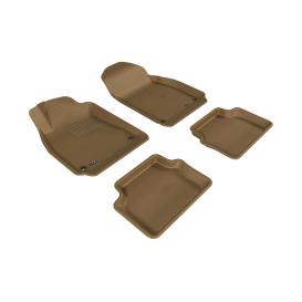 3D MAXpider 1st & 2nd Row Kagu Tan Floor Liners