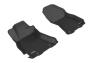 3D MAXpider 1st Row Kagu Black Floor Liners - 3D MAXpider L1SB01311509
