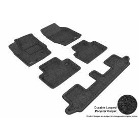 3D MAXpider 1st, 2nd & 3rd Row Classic All-Weather Black Floor Liners