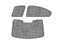3D MAXpider SolTect Custom-Fit Black Side and Rear Window Sunshades - 3D MAXpider S1BM0370
