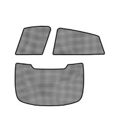 3D MAXpider SolTect Custom-Fit Black Side and Rear Window Sunshades