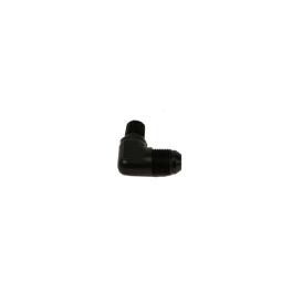   Aeromotive Fitting Elbow 1/4in-MNPT to AN-08 90-Deg Black
