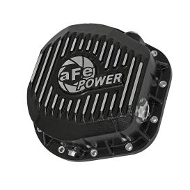 aFe Pro Series Differential Cover Black w/ Machined Fins (10.25/10.50-12 Bolt Axle)