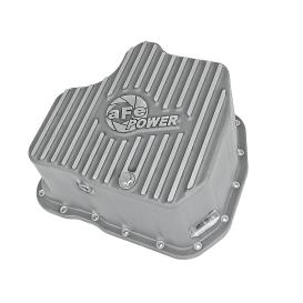  2001-2010 Chevrolet Silverado aFe Street Series Engine Oil Pan Raw w/ Machined Fins