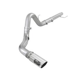 aFe Atlas 4" Aluminized Steel DPF-Back Exhaust System w/ Polished Tip