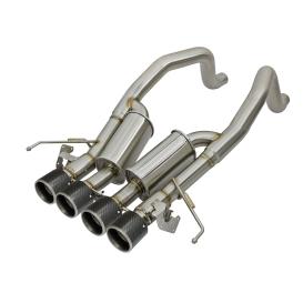 MACH Force-Xp 304 Stanless Steel Axle-Back Exhaust System w/ Carbon Fiber Tips