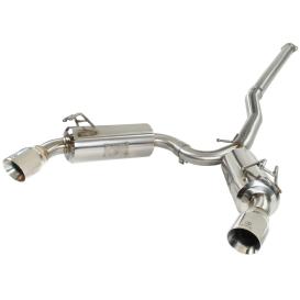 Takeda 3" to 2-1/2" 304 Stainless Steel Cat-Back Exhaust w/ Polished Tips
