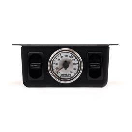 Air Lift Dual Needle Gauge with two paddle switches - 200 PSI