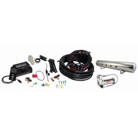   Air Lift 3P Air Management System with 1/4" Air Line, 5 Gallon Polished Air Tank and VIAIR 444C Compressor