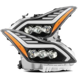 AlphaRex NOVA-Series Jet Black DRL LED Projector Headlights