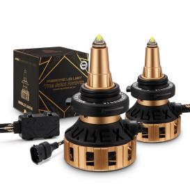 AlphaRex H7 Gold Ammo Panoramic LED Light Bulbs