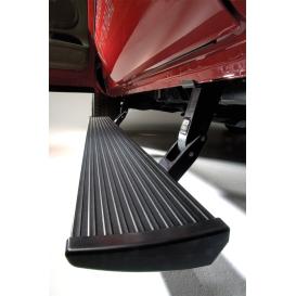  2002-2009 Dodge Ram AMP Research 6.25" PowerStep Cab Length Black Running Boards