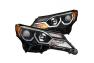 Anzo Driver and Passenger Side Plank Style Projector Headlights (Black Housing, Clear Lens) - Anzo 111332