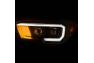 Anzo Driver and Passenger Side Plank Style Projector Headlights (Black Housing, Clear Lens) - Anzo 111377