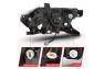 Anzo Driver and Passenger Side Plank Style Projector Headlights (Chrome Housing, Clear Lens) - Anzo 111380
