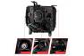 Anzo Driver and Passenger Side Plank Style Sequential Projector Headlights (Black Housing, Clear Lens) - Anzo 111485