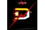 Anzo Driver and Passenger Side Plank Style Switchback Projector Headlights (Black Housing, Clear Lens) - Anzo 111487
