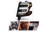 Anzo Driver and Passenger Side Projector Headlights with DRL (Black Housing, Clear Lens) - Anzo 111492