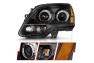 Anzo Driver and Passenger Side Projector Headlights (Black Housing, Clear Lens) - Anzo 111530