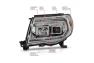 Anzo Driver and Passenger Side Light Bar Style Switchback Projector Headlights (Chrome Housing, Clear Lens) - Anzo 111565
