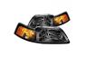 Anzo Driver and Passenger Side Crystal Headlights (Black Housing, Clear Lens) - Anzo 121040