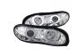 Anzo Driver and Passenger Side Projector Headlights with CCFL Halo (Chrome Housing, Clear Lens) - Anzo 121159