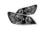 Anzo Driver and Passenger Side Crystal Headlights (Black Housing, Clear Lens) - Anzo 121210