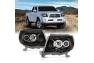 Anzo Driver and Passenger Side Projector Headlights With Halo (Black Housing, Clear Lens) - Anzo 121282