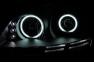 Anzo Driver and Passenger Side Projector Headlights with CCFL Halo (Black Housing, Clear Lens) - Anzo 121345