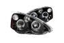 Anzo Driver and Passenger Side Projector Headlights With Halo (Black Housing, Clear Lens) - Anzo 121359