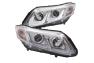 Anzo Driver and Passenger Side U-Bar Style Projector Headlights (Chrome Housing, Clear Lens) - Anzo 121478