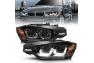 Anzo Driver and Passenger Side U-Bar Style Projector Headlights (Black Housing, Clear Lens) - Anzo 121504