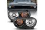 Anzo Driver and Passenger Side Crystal Headlights (Black Housing, Clear Lens) - Anzo 121526