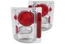 Anzo Driver and Passenger Side Tail Lights (Chrome Housing, Clear Lens) - Anzo 211014
