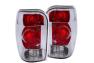 Anzo Driver and Passenger Side Tail Lights (Chrome Housing, Clear Lens) - Anzo 211082
