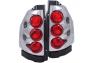Anzo Driver and Passenger Side Tail Lights (Chrome Housing, Clear Lens) - Anzo 211091