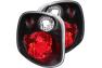 Anzo Driver and Passenger Side Tail Lights (Black Housing, Clear Lens) - Anzo 211143