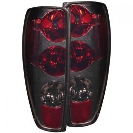 Anzo Driver and Passenger Side Tail Lights (Chrome Housing, Red/Smoke Lens)