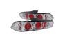 Anzo Driver and Passenger Side Tail Lights (Chrome Housing, Clear Lens) - Anzo 221004