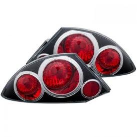 Anzo Driver and Passenger Side Tail Lights (Black Housing, Clear Lens)