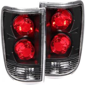Anzo Driver and Passenger Side Tail Lights (Black Housing, Smoke Lens)