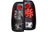 Anzo Driver and Passenger Side LED Tail Lights (Black Housing, Clear Lens) - Anzo 311027