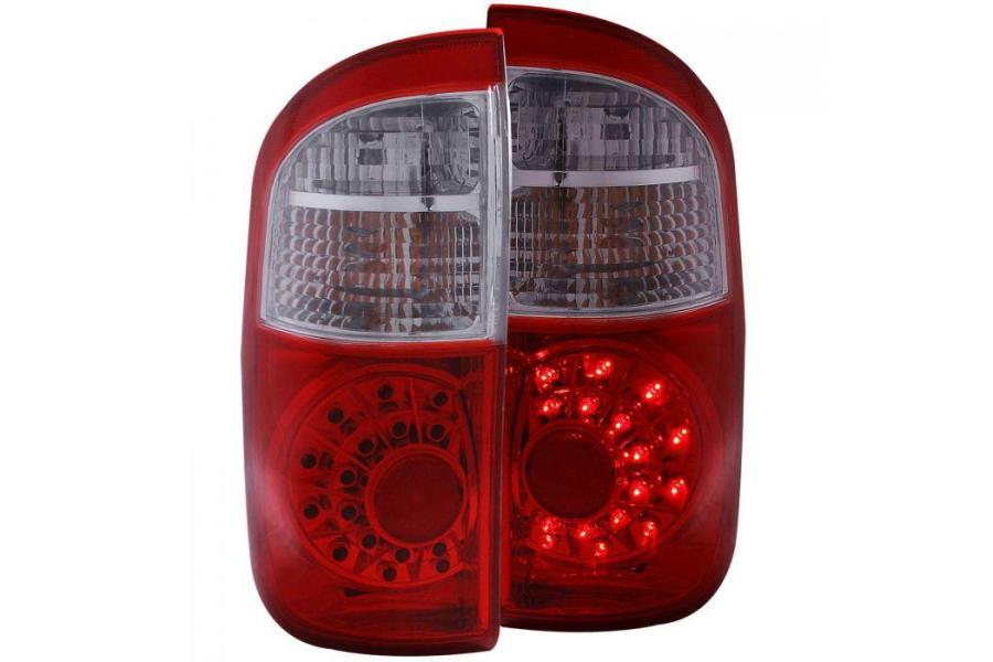 Sold in Pairs Anzo USA 311060 Toyota Tundra Red/Clear LED Tail Light Assembly 