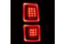 Anzo Driver and Passenger Side LED Tail Lights (Black Housing, Clear Lens) - Anzo 311273
