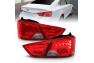 Anzo Driver and Passenger Side LED Tail Lights (Chrome Housing, Clear Lens) - Anzo 321346