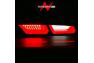 Anzo Driver and Passenger Side LED Tail Lights (Black Housing, Red/Clear Lens) - Anzo 321349