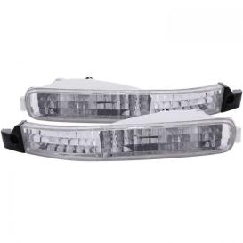 Anzo Driver and Passenger Side Parking Lights (Chrome Housing, Clear Lens)